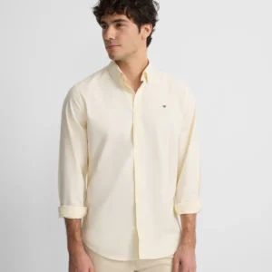 Camisa sport oxford amarilla