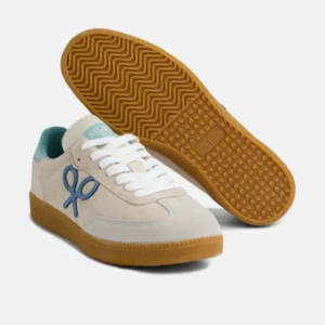 Zapatilla casual raqueta beige claro