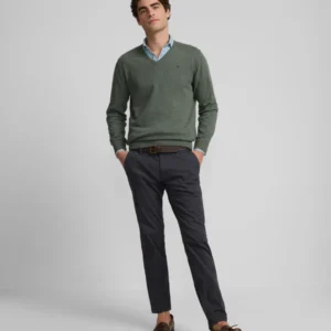 Pantalon sport chino casual azul marino