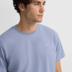 Camiseta raqueta etnica trasera azul