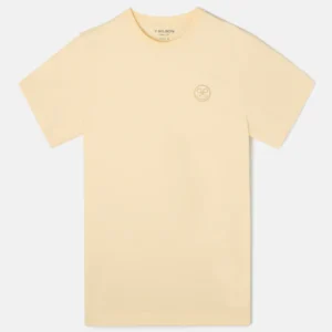 Camiseta logo smile amarilla