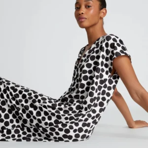 Kaftan largo estampado Terrazo