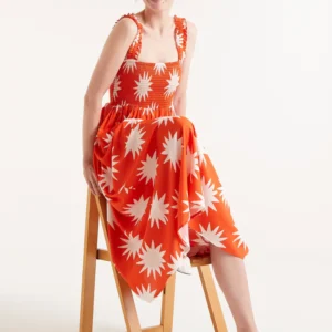 Vestido largo estampado Big Sun