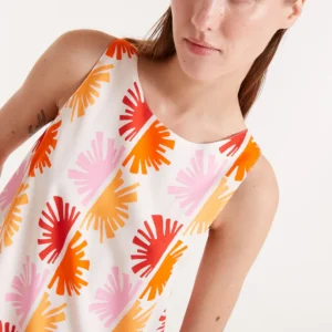 Vestido corto estampado Solei