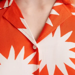 Vestido corto estampado Big Sun